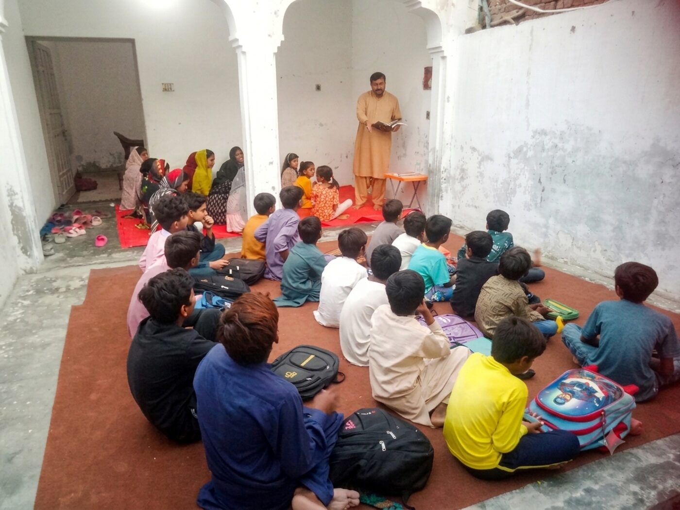 A lesson in progress at the Education Center
